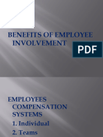Benefits of Employee Involvement