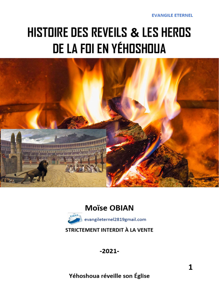 Réveils et Héros de la Foi en Yéhoshoua | PDF | Moïse | Livres des Rois