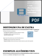 Unitat 1 Ep 7 Dissolucions I Dispersions I - Alumnes