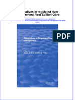 Download textbook Alternatives In Regulated River Management First Edition Gore ebook all chapter pdf 