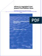 Textbook Alternatives in Regulated River Management First Edition Gore Ebook All Chapter PDF