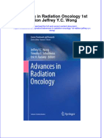 Textbook Advances in Radiation Oncology 1St Edition Jeffrey Y C Wong Ebook All Chapter PDF