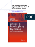 PDF Advances in Interdisciplinary Engineering Select Proceedings of Flame 2018 Mukul Kumar Ebook Full Chapter