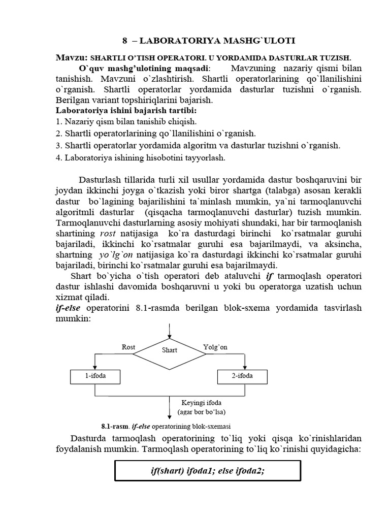 Labor 8 | PDF