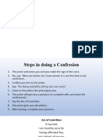 Steps in Doing a Confession