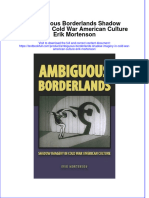 Download textbook Ambiguous Borderlands Shadow Imagery In Cold War American Culture Erik Mortenson ebook all chapter pdf 