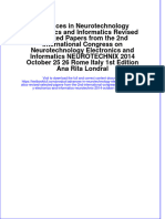 Download pdf Advances In Neurotechnology Electronics And Informatics Revised Selected Papers From The 2Nd International Congress On Neurotechnology Electronics And Informatics Neurotechnix 2014 October 25 26 Rome ebook full chapter 