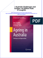 Textbook Ageing in Australia Challenges and Opportunities 1St Edition Kate Oloughlin Ebook All Chapter PDF