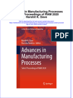 Download full chapter Advances In Manufacturing Processes Select Proceedings Of Ram 2020 Harshit K Dave pdf docx