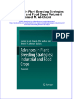 Download pdf Advances In Plant Breeding Strategies Industrial And Food Crops Volume 6 Jameel M Al Khayri ebook full chapter 