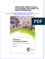 Download textbook Airborne Particulate Matter Sources Atmospheric Processes And Health 1St Edition R M Harrison ebook all chapter pdf 