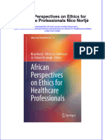 Textbook African Perspectives On Ethics For Healthcare Professionals Nico Nortje Ebook All Chapter PDF