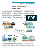 Understanding Urban Plant Phenology For