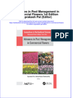 Download pdf Advances In Pest Management In Commercial Flowers 1St Edition Suprakash Pal Editor ebook full chapter 