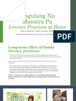Home Literacy Practices