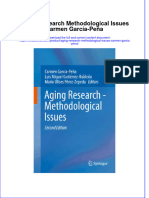 Textbook Aging Research Methodological Issues Carmen Garcia Pena Ebook All Chapter PDF