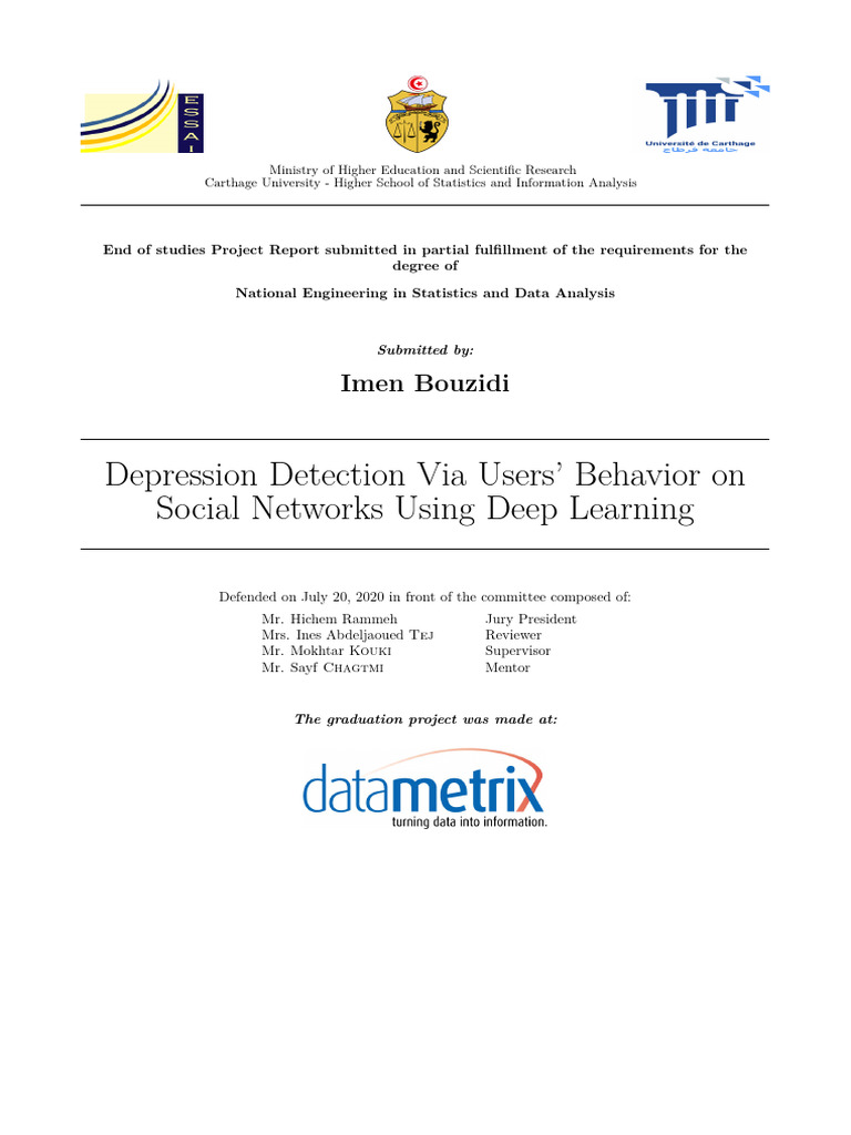 Depression Detection Using Deep Learning | PDF | Artificial Neural ...