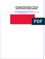 Download pdf Advancing Surgical Education Theory Evidence And Practice Debra Nestel ebook full chapter 