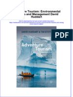 PDF Adventure Tourism Environmental Impacts and Management David Huddart Ebook Full Chapter