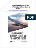 PDF Aerodynamics Principles For Air Transport Pilots 1St Edition Rose G Davies Ebook Full Chapter