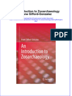 Textbook An Introduction To Zooarchaeology Diane Gifford Gonzalez Ebook All Chapter PDF