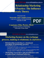 Porter - Advances in Relationship Marketing Thought and Practice The Influence of Social Network Theory