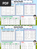 Grade 6 Mental Maths Worksheet 4