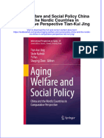 PDF Aging Welfare and Social Policy China and The Nordic Countries in Comparative Perspective Tian Kui Jing Ebook Full Chapter