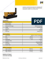 Caterpillar C2.2. Spec Sheet