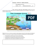 MYP5 Chem Crit D Carbon-Footprint Task and MS