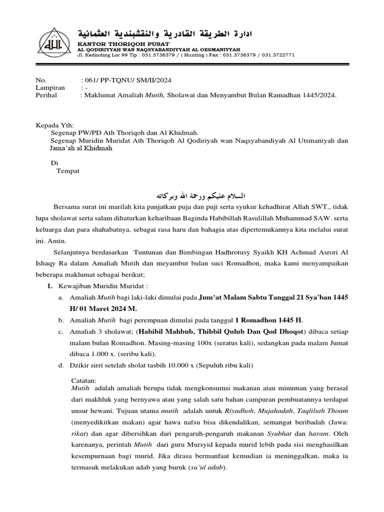 Maklumat Amaliah Ramadhan 2024 Pdf