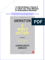 Download textbook Animation A World History Volume Ii The Birth Of A Style The Three Markets 1St Edition Giannalberto Bendazzi ebook all chapter pdf 