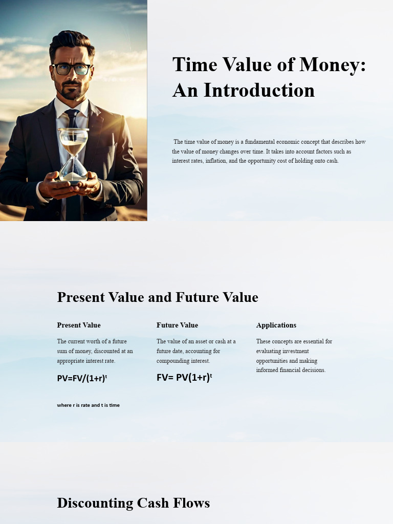 Time Value of Money An Introduction | PDF | Time Value Of Money ...