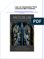 Download textbook American Law An Introduction Third Edition Lawrence Meir Friedman ebook all chapter pdf 
