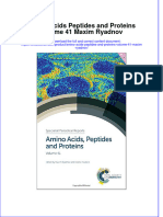 Textbook Amino Acids Peptides and Proteins Volume 41 Maxim Ryadnov Ebook All Chapter PDF
