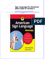 Textbook American Sign Language For Dummies 3Rd Edition Adan R Penilla Ii Ebook All Chapter PDF
