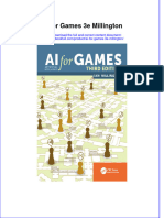 PDF Ai For Games 3E Millington Ebook Full Chapter