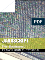 JavaScript - For Beginners - Francis John Thottungal