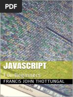 JavaScript - For Beginners - Francis John Thottungal