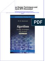 PDF Algorithms Design Techniques and Analysis M H Alsuwaiyel Ebook Full Chapter