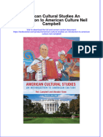 Textbook American Cultural Studies An Introduction To American Culture Neil Campbell Ebook All Chapter PDF