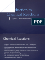 Types of Reactions