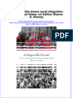 Download textbook An Impossible Dream Racial Integration In The United States 1St Edition Sharon A Stanley ebook all chapter pdf 