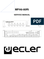 Ecler MPA6-80Ri Service Manual