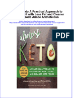 Download pdf Almost Keto A Practical Approach To Lose Weight With Less Fat And Cleaner Keto Foods Aimee Aristotelous ebook full chapter 