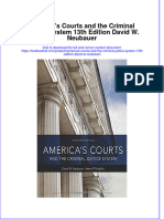 Textbook Americas Courts and The Criminal Justice System 13Th Edition David W Neubauer Ebook All Chapter PDF