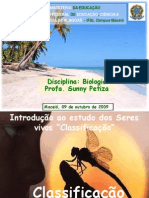 AULA - Sistemática, Classificação e Biodiversidade