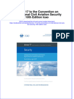 Download full chapter Annex 17 To The Convention On International Civil Aviation Security 10Th Edition Icao pdf docx