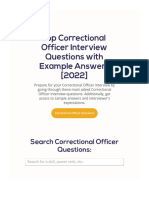 Top Correctional Officer Interview Questions With Example Answers [2020]