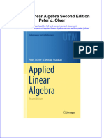 Download textbook Applied Linear Algebra Second Edition Peter J Olver ebook all chapter pdf 